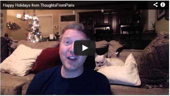 Want a ThoughtsFromParis Holiday Card?