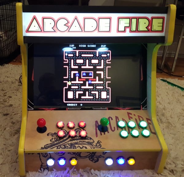 arcade fire tabletop two player arcade