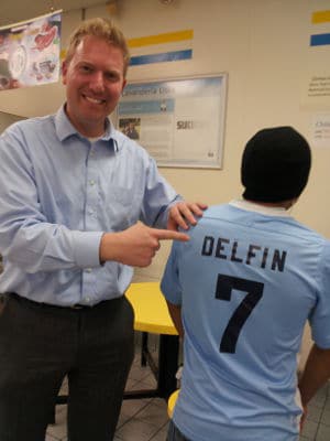 delfin back of jersey