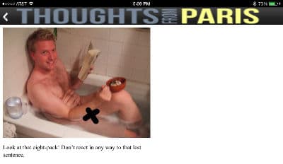 dj in bath