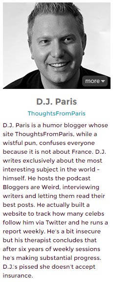 D.J. Paris BlogU Conference 2015