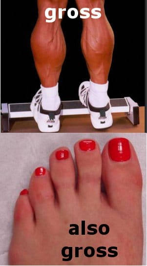 liposuction toes and calf implant