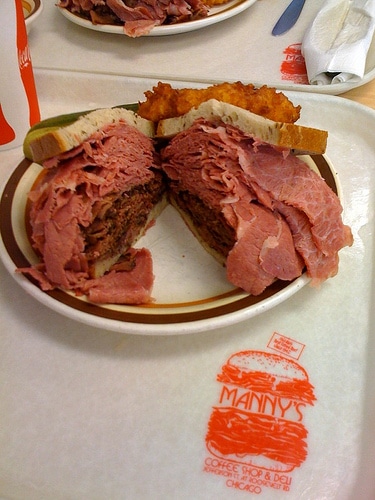 mannys deli sandwich