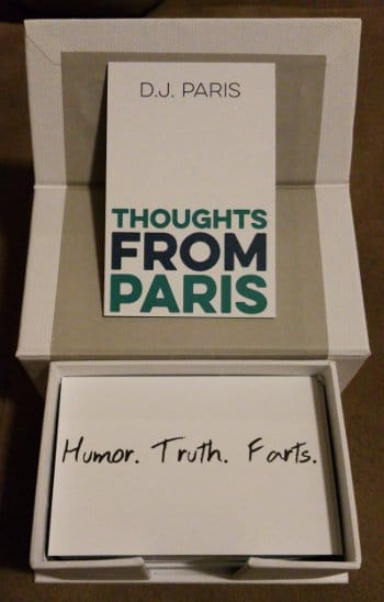 Thoughts From Paris Business Cards